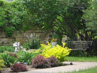 Hellman Guest House gardens